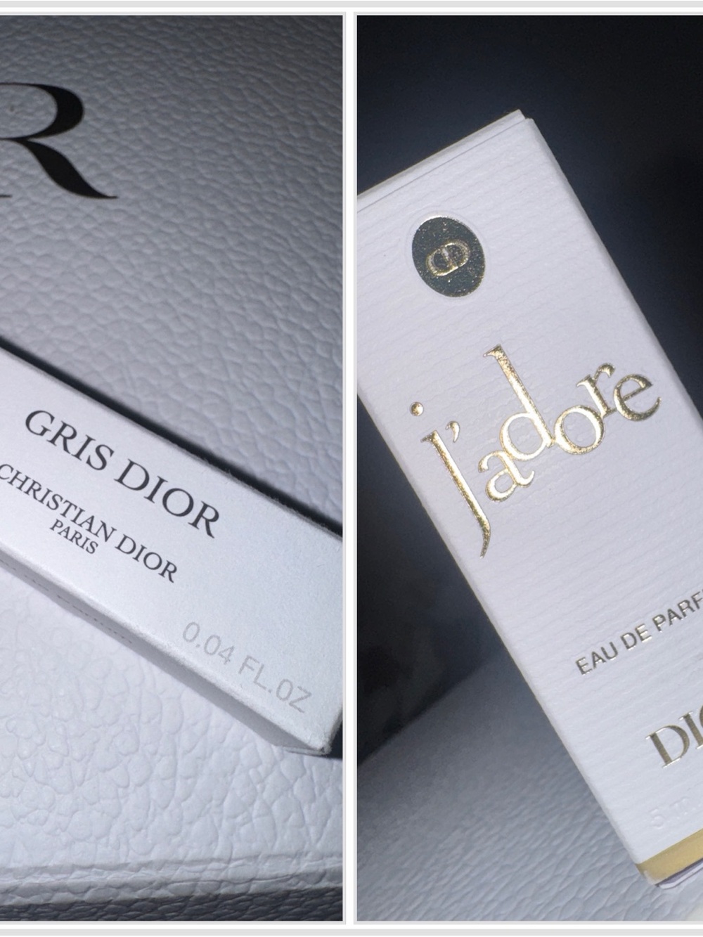 Dior Gris Dior Sample & Jadore mini - White and Black